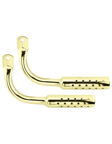 Muffler W/Holes Gold.